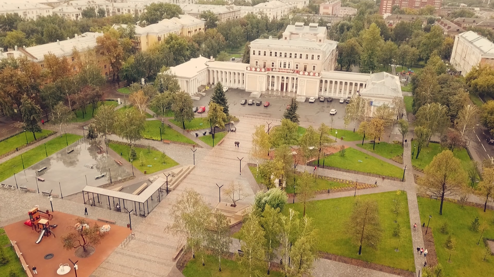 Комплексное благоустройство общественного пространства «Сквер перд ДК Станкомаш» в Челябинске
